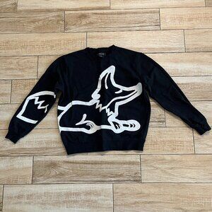 Mens AKOO Black Animal Sweatshirt - M